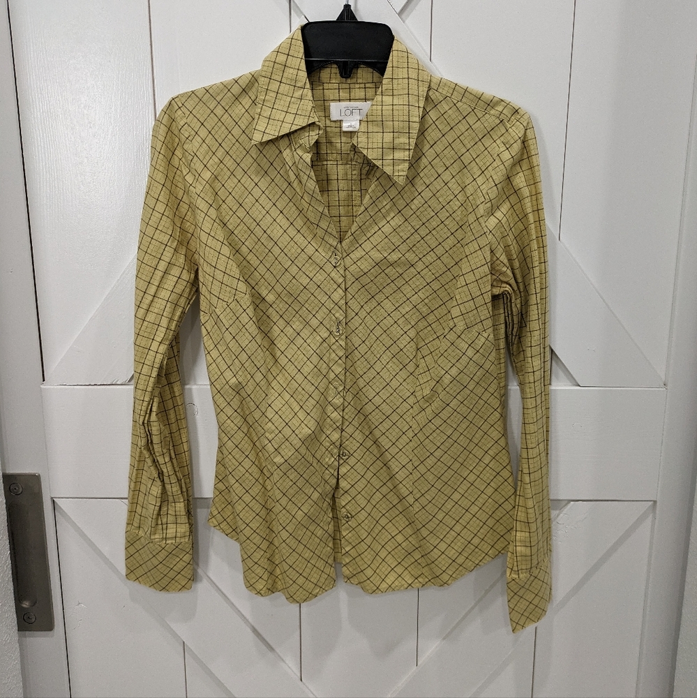 Plaid blouse